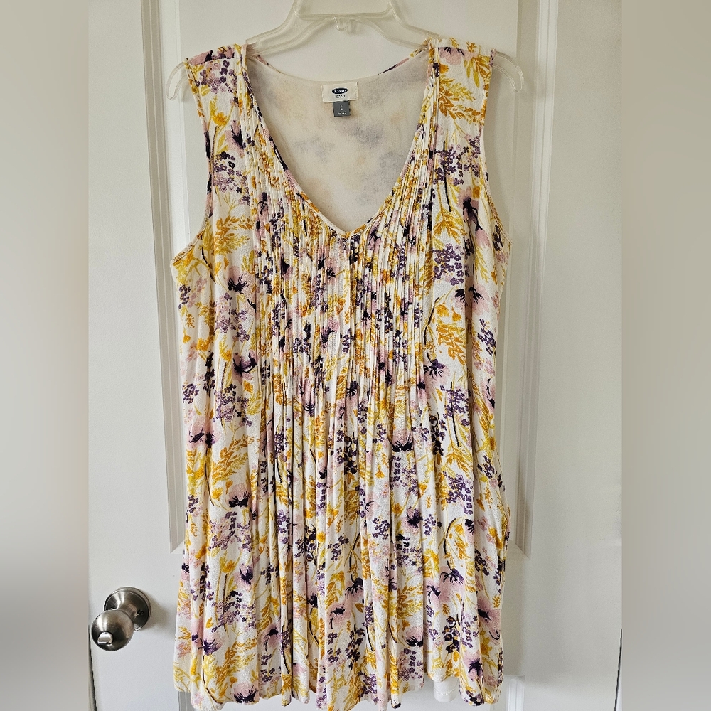 Old Navy Floral Sleeveless Dress